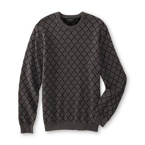 Luxury Print Crew Neck Sweater Pullover